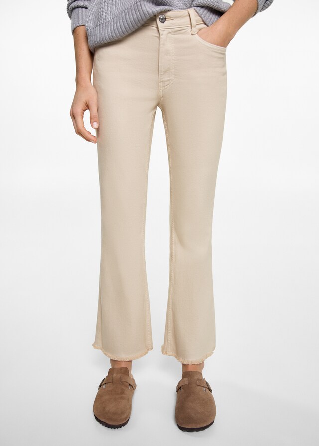 Mango Jeans Flare Crop