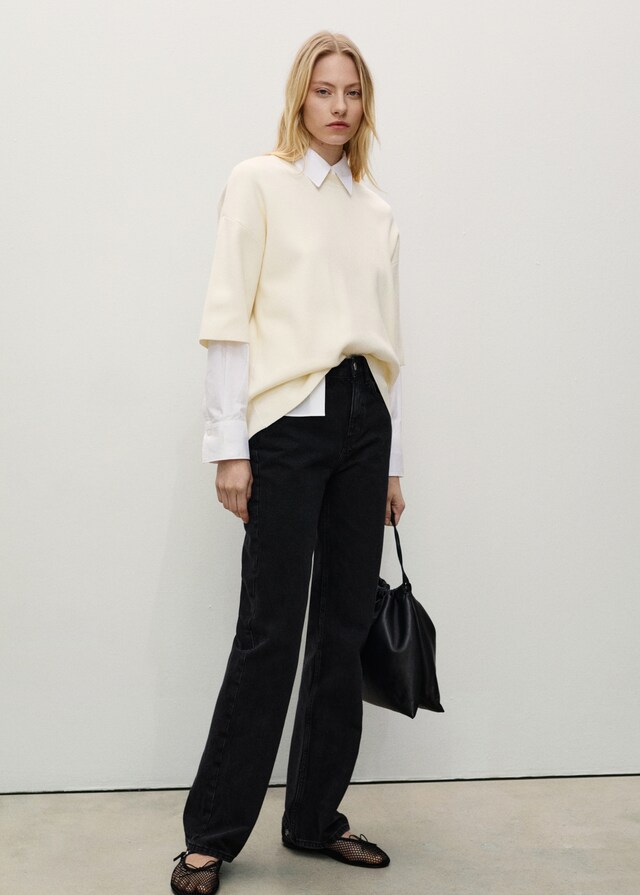 Mango Jeans Matilda Rectos Tiro Medio