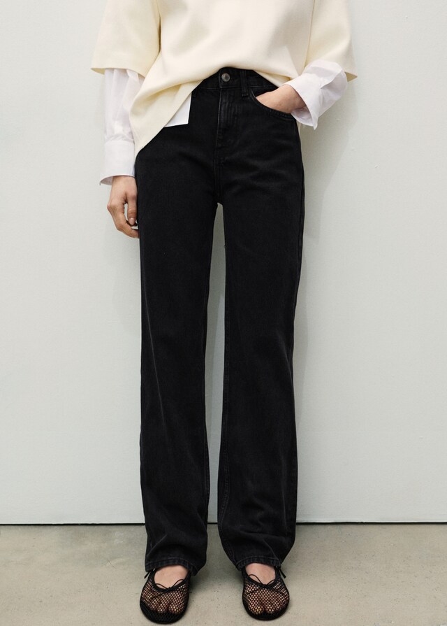 mango Jeans Matilda rectos tiro medio