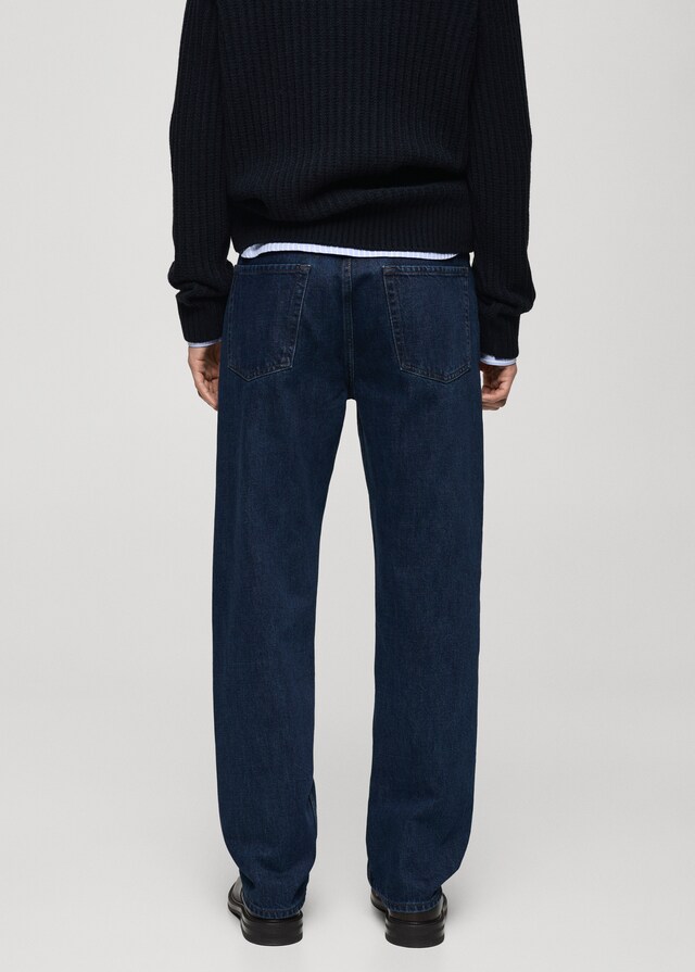 Mango Jeans Moby Straight Fit Lavado Oscuro