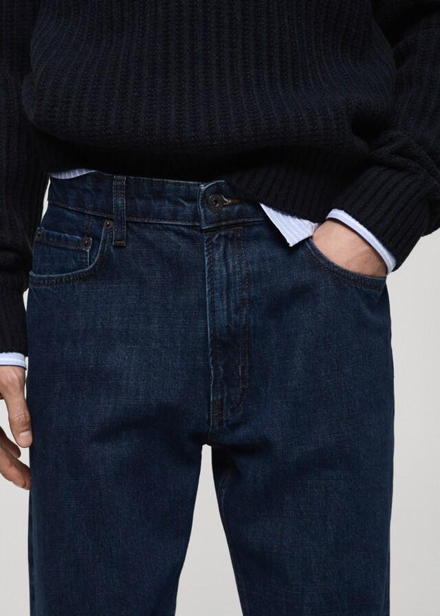 Mango Jeans Moby Straight Fit Lavado Oscuro