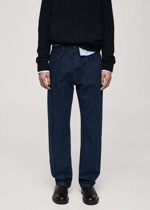 mango Jeans Moby straight fit lavado oscuro