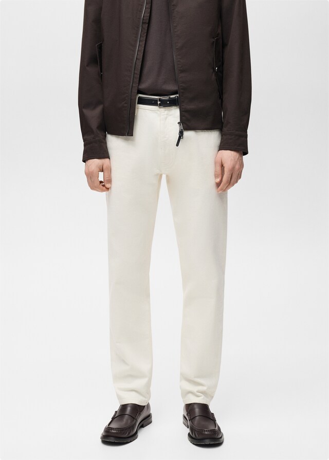 mango Jeans selvedge tapered fit