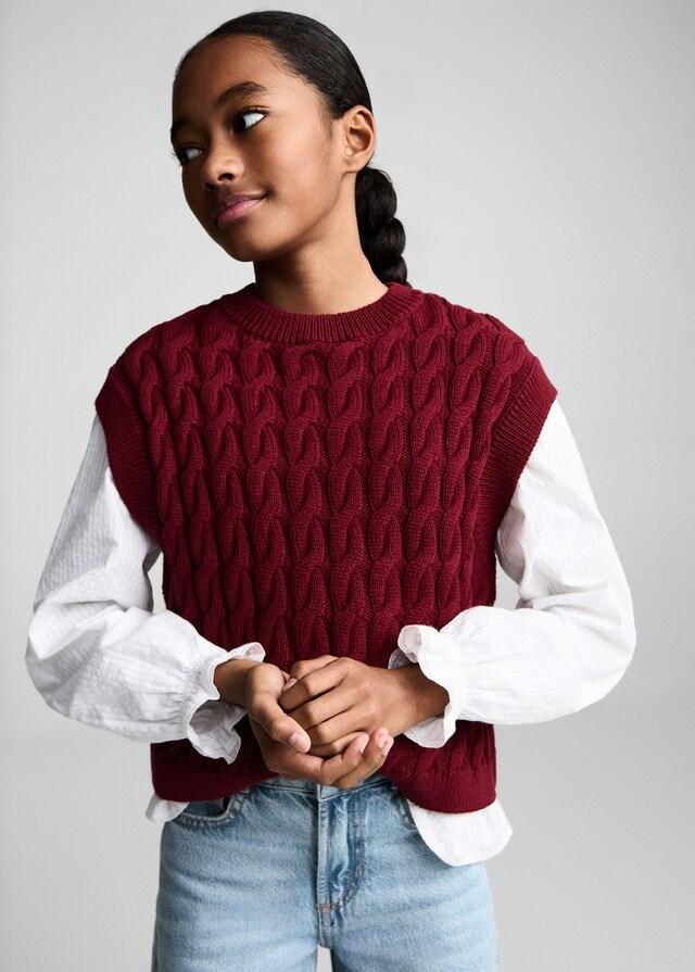 mango Jeans wideleg bajo deshilachado