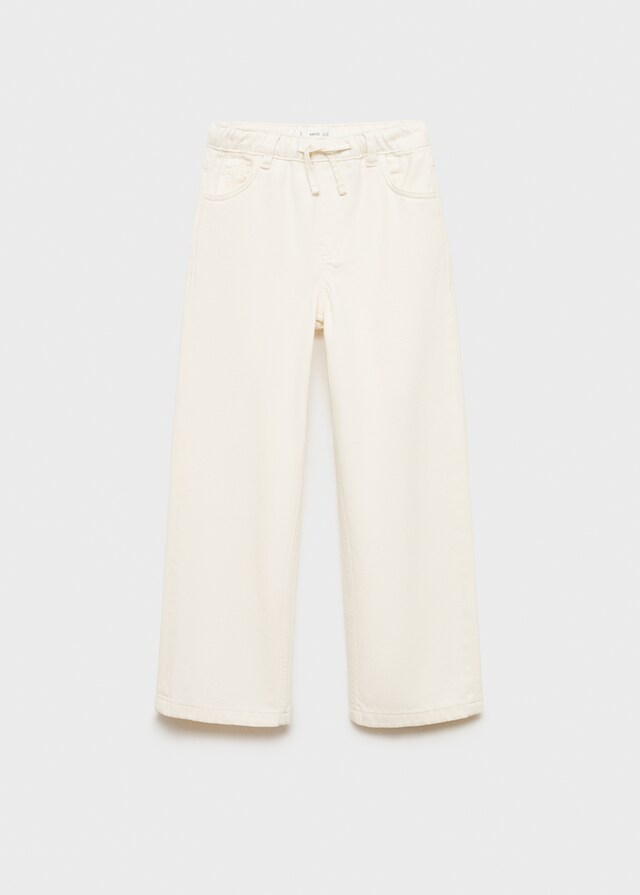 Mango Jeans Wideleg Cordón Ajustable