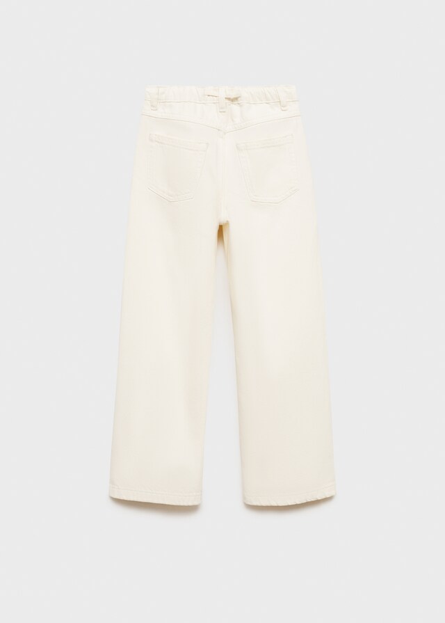 Mango Jeans Wideleg Cordón Ajustable