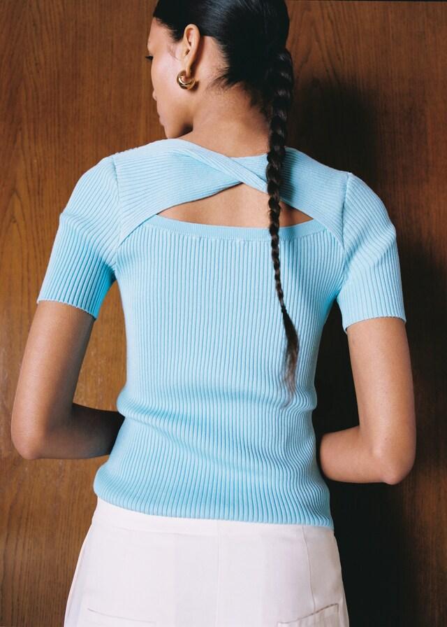 Mango Jersey Canalé Abertura Espalda