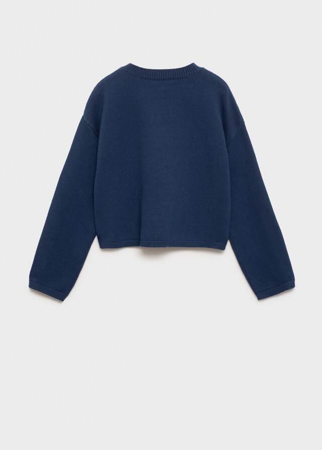 Mango Jersey Punto Abalorios