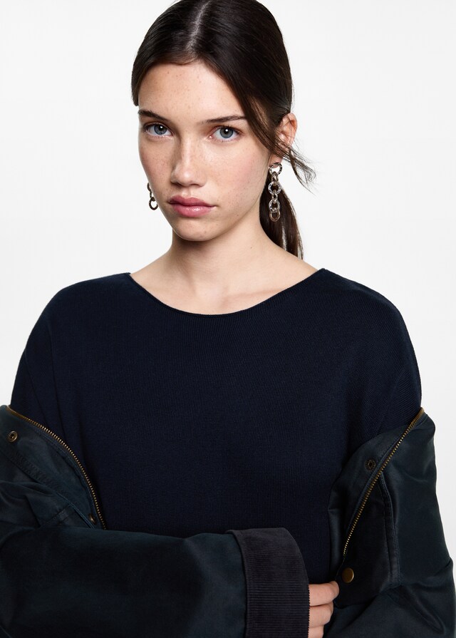 Mango Jersey Punto Fino Oversize