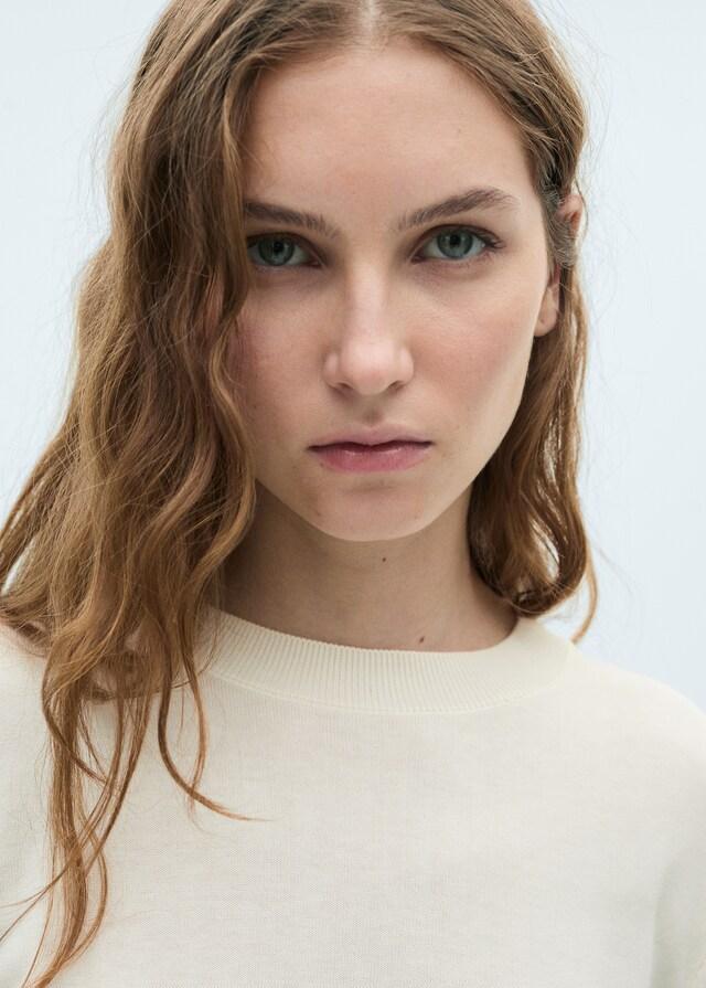 Mango Jersey Punto Mezcla Seda