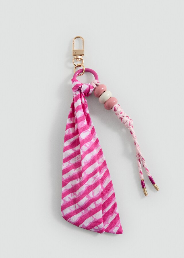 Mango Llavero Abalorios Combinados