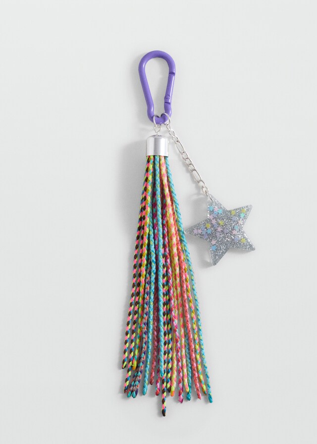 Mango Llavero Purpurina