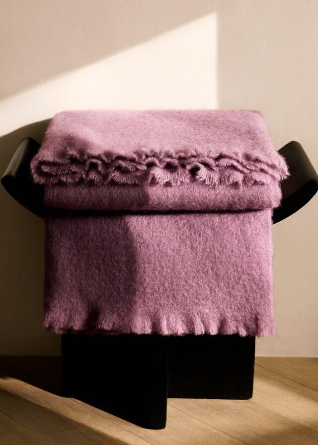 mango Manta lana cardada