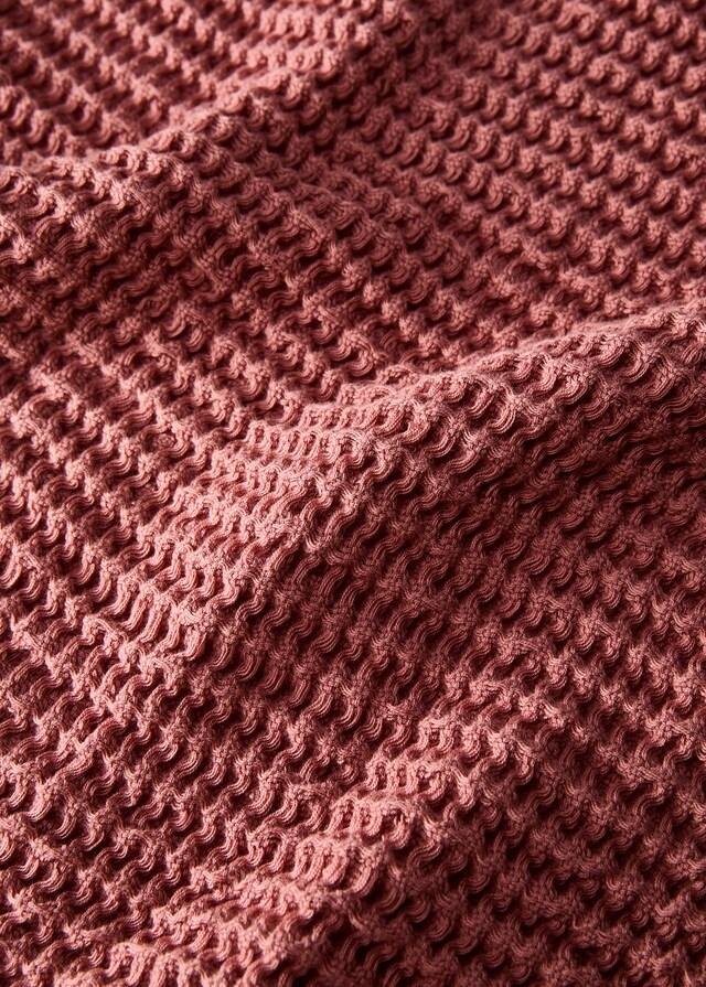 Mango Manta Waffle Algodón