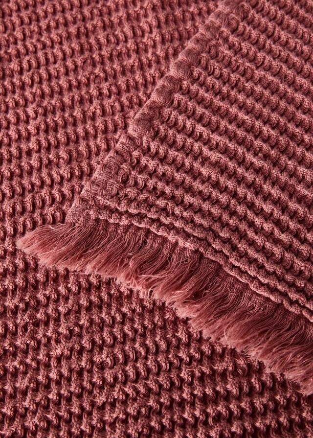 Mango Manta Waffle Algodón