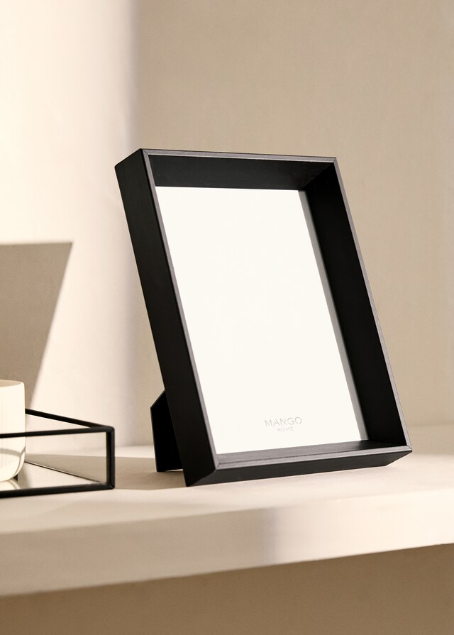 mango Marco madera biselado mediano