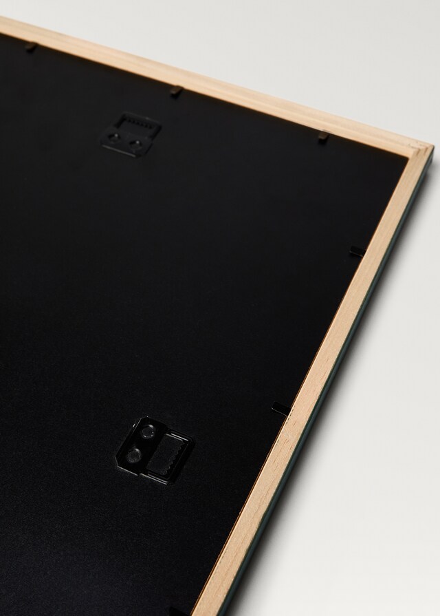 Mango Marco Madera Líneas Mediano