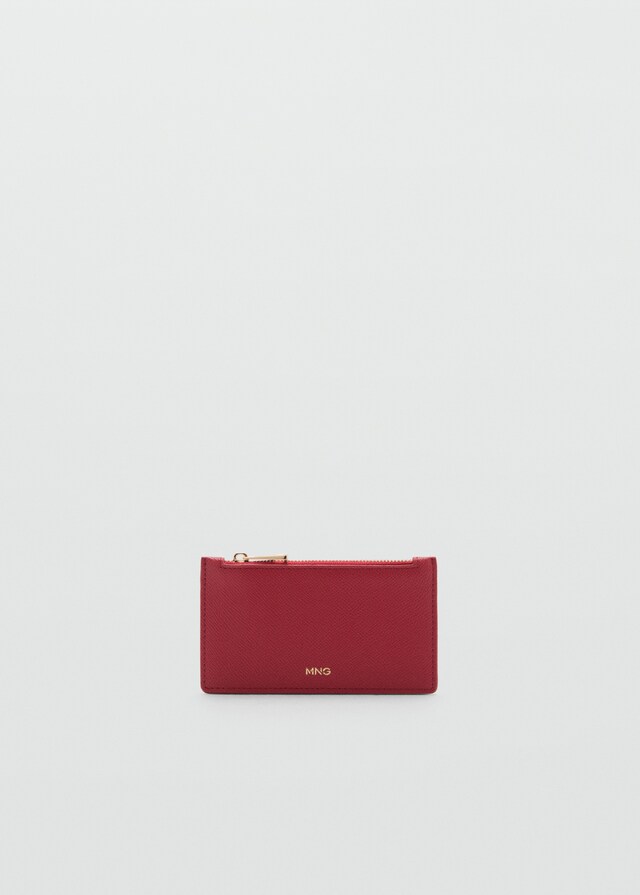 Mango Monedero Efecto Piel