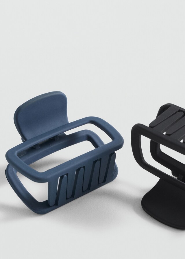 mango Pack 2 pinzas pelo