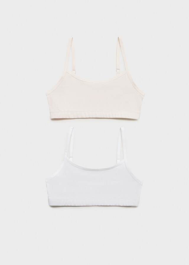 mango Pack 2 tops algodón