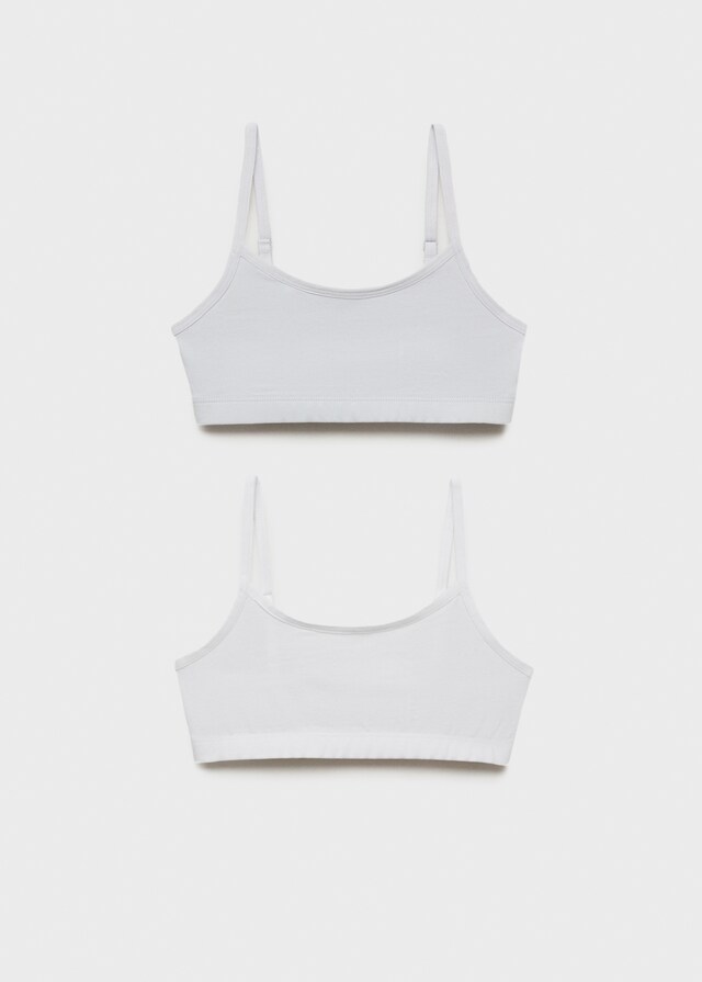 mango Pack 2 tops algodón