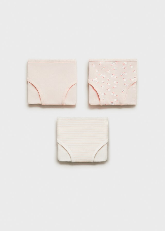 mango Pack 3 braguitas básicas