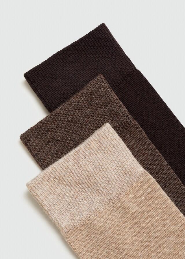 Mango Pack 3 Calcetines Algodón