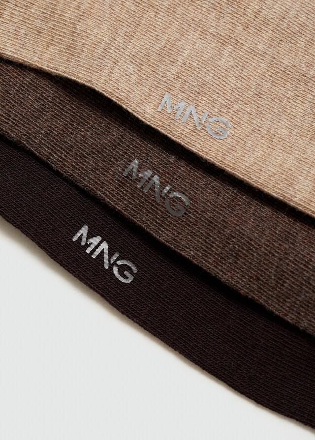 Mango Pack 3 Calcetines Algodón