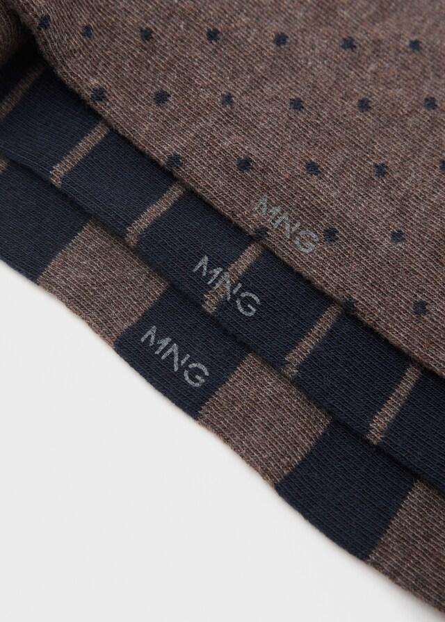 Mango Pack 3 Calcetines Combinados