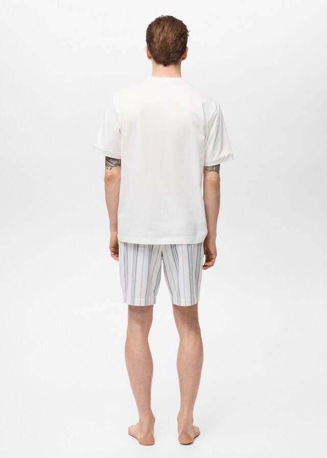 Mango Pack Pijama 100% Algodón Corto