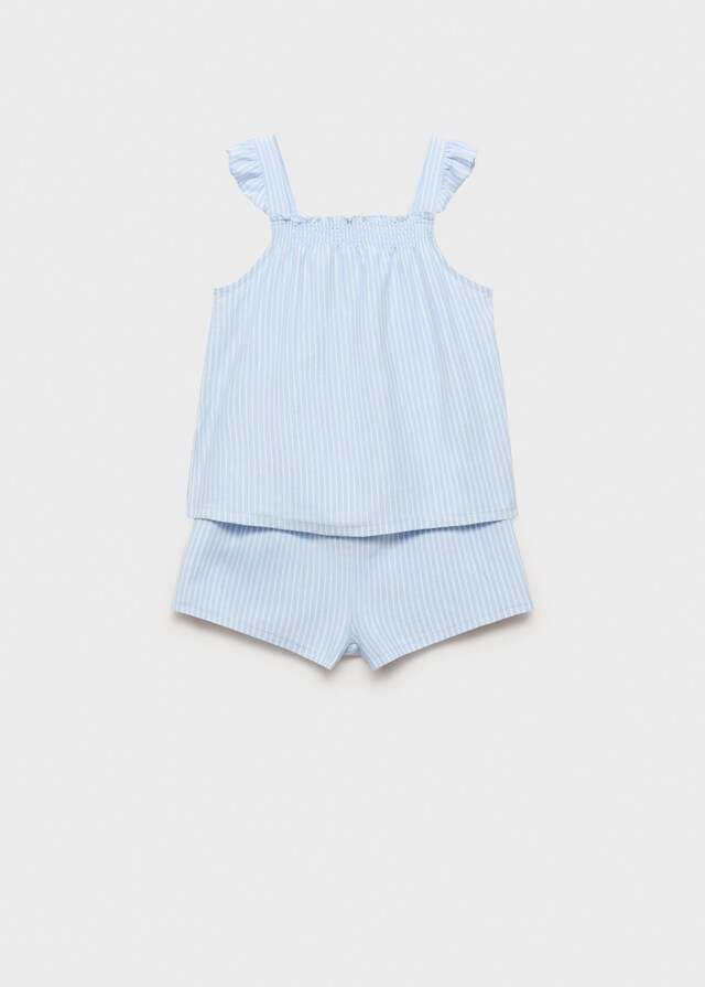 mango Pack pijama algodón corto