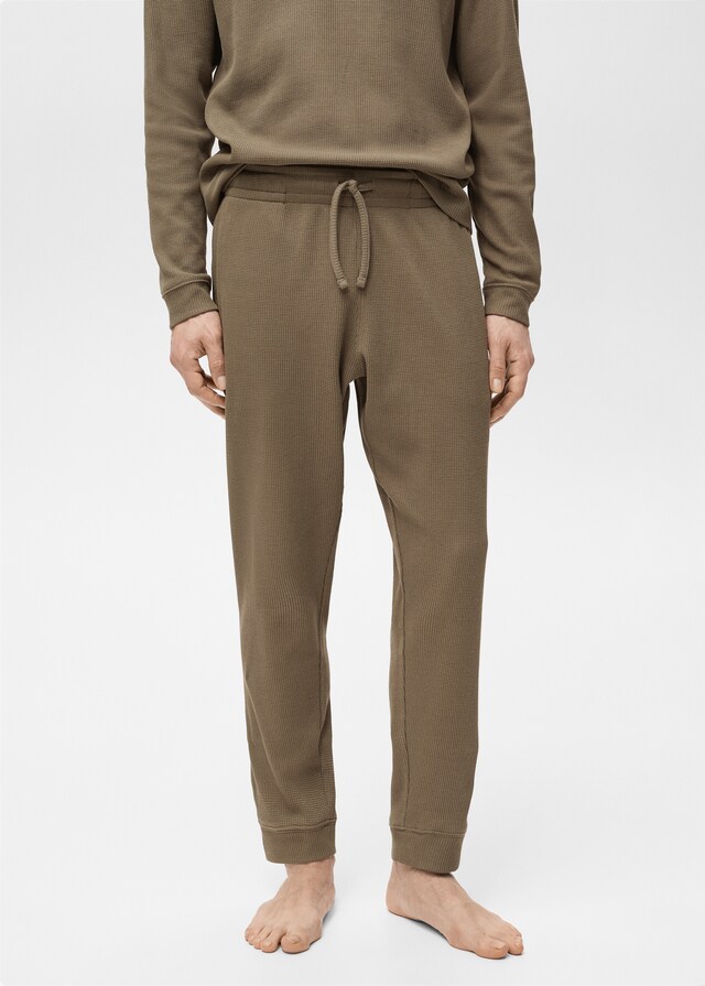 Mango Pack Pijama Estructura Algodón