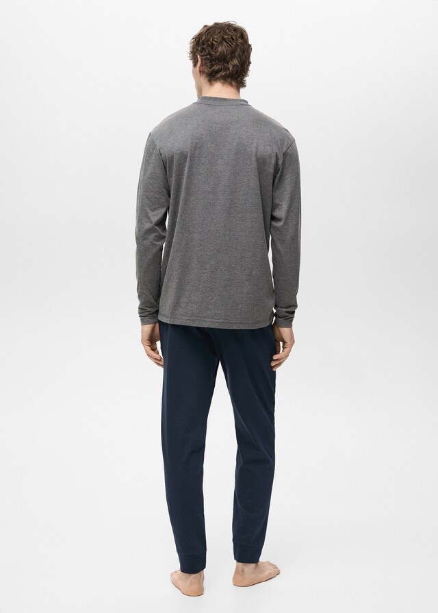 Mango Pack Pijama Largo 100% Algodón