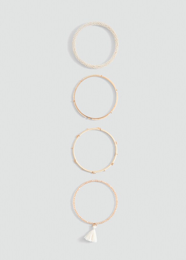 Mango Pack Pulseras Borlas