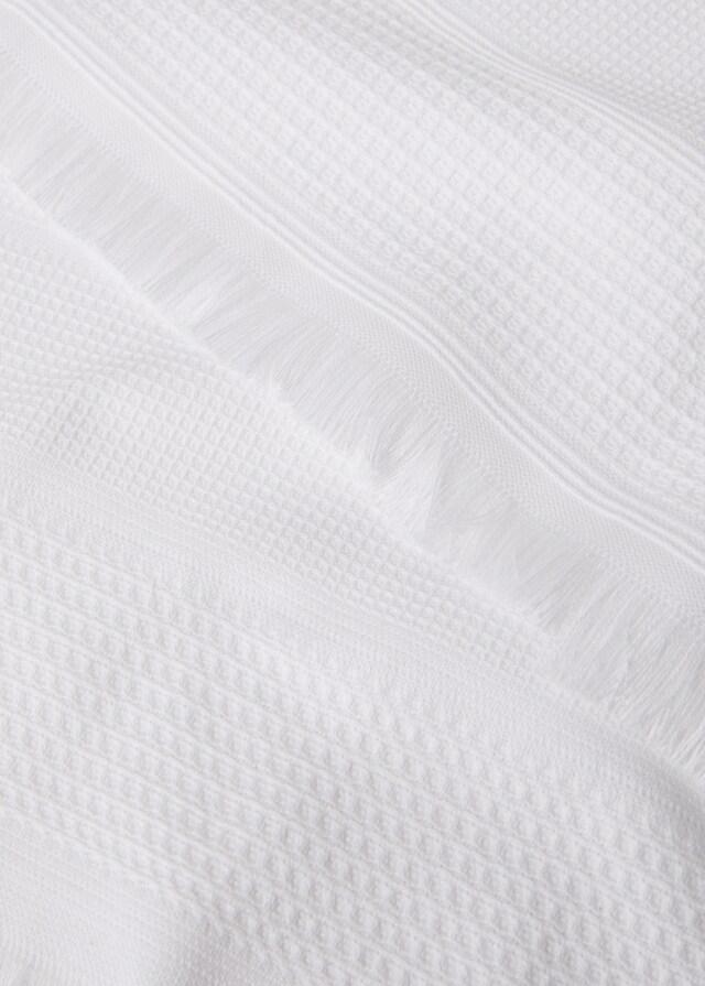 Mango Paño Cocina Algodón Textura Flecos