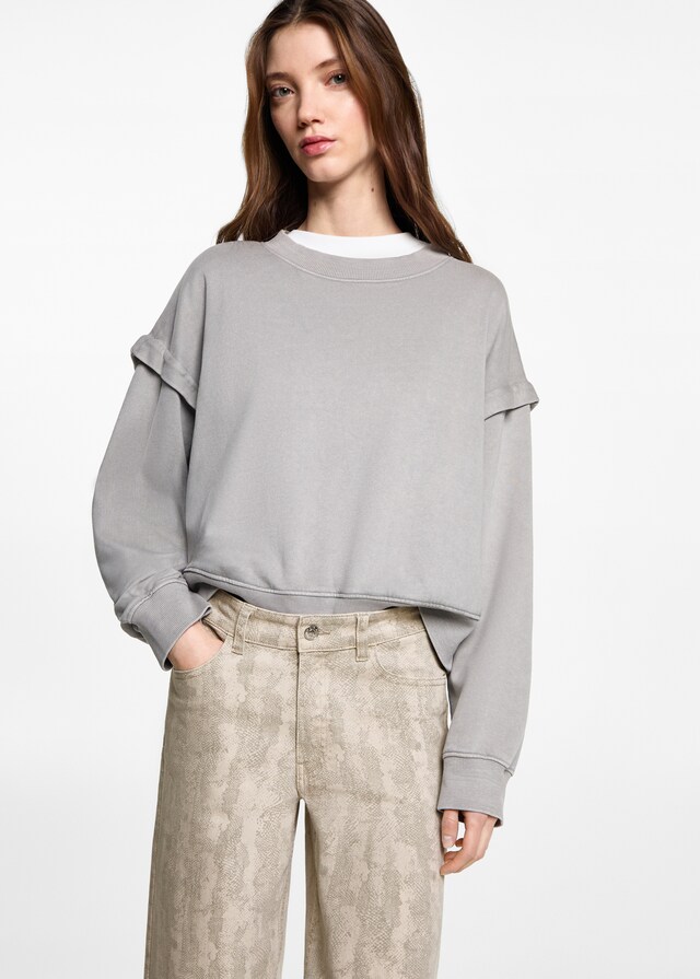 Mango Pantalón Culotte Estampado