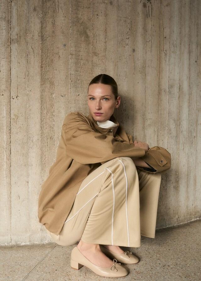 Mango Pantalón Jogger Rayas Contraste