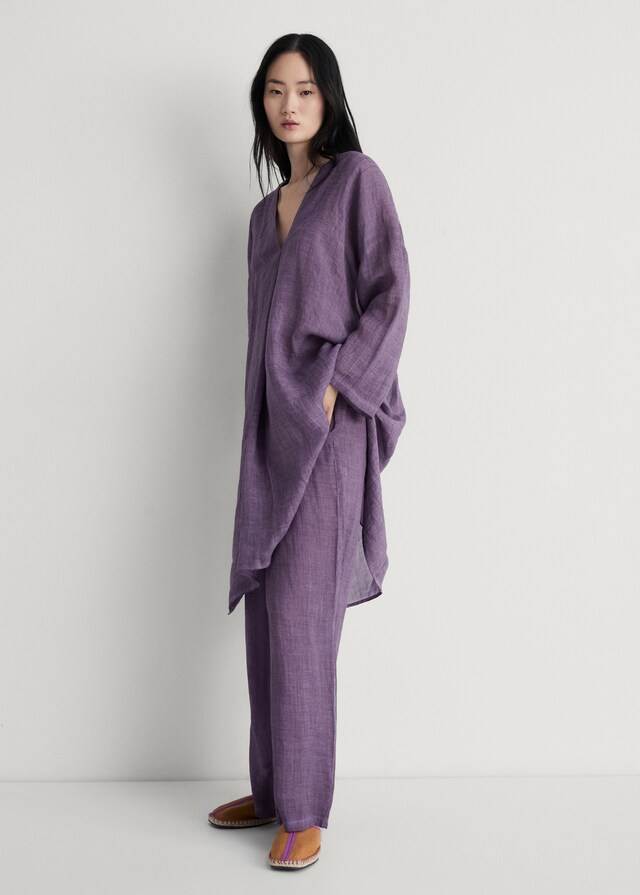 Mango Pantalón Ramio Diseño Overdyed