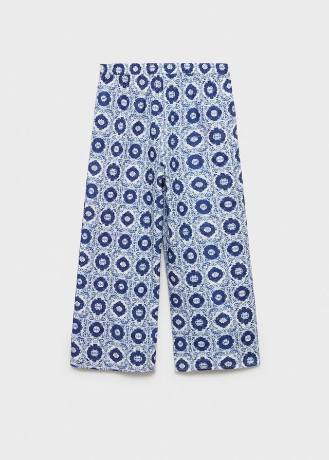 Mango Pantalón Recto Estampado