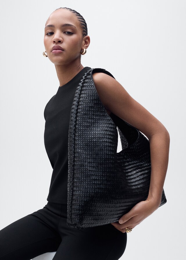 Mango Pantalón Skinny Bajo Aberturas