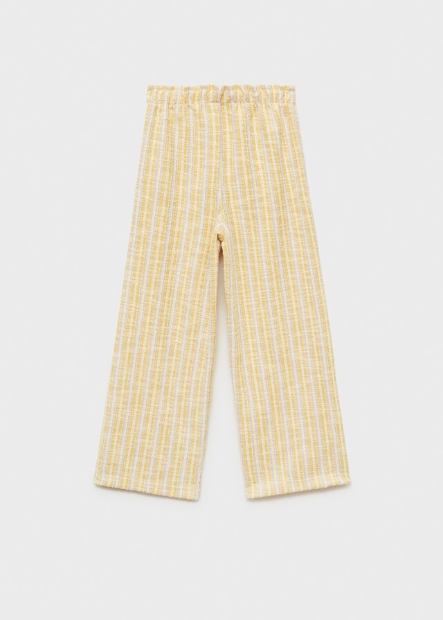 Mango Pantalón Textura Rayas