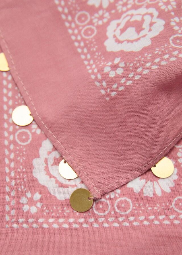 Mango Pañuelo Estampado Cuadros