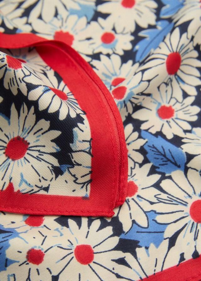 mango Pañuelo estampado floral