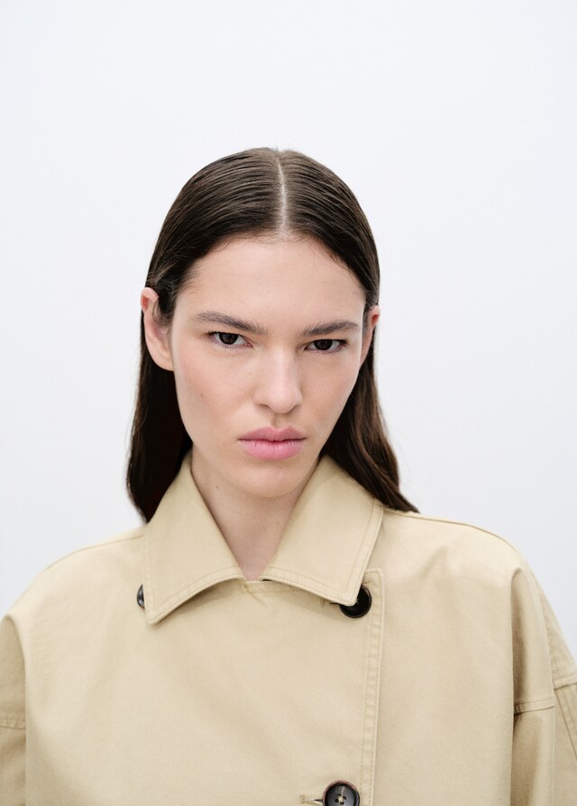 Mango Parka Algodón Oversize