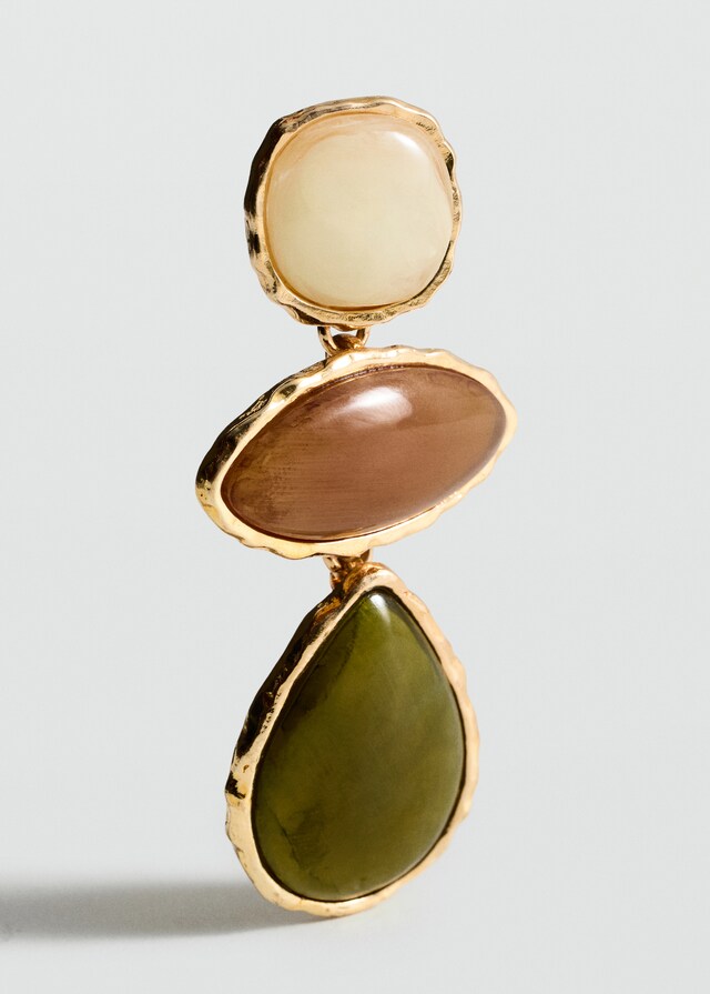 Mango Pendientes Abalorios Colgantes