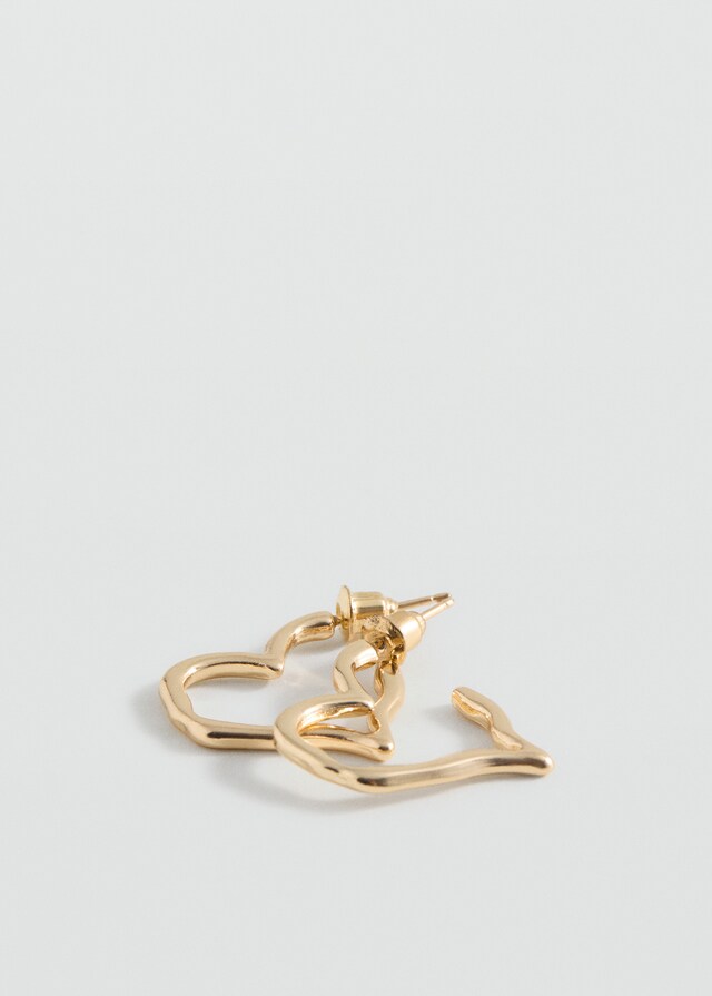 mango Pendientes corazón