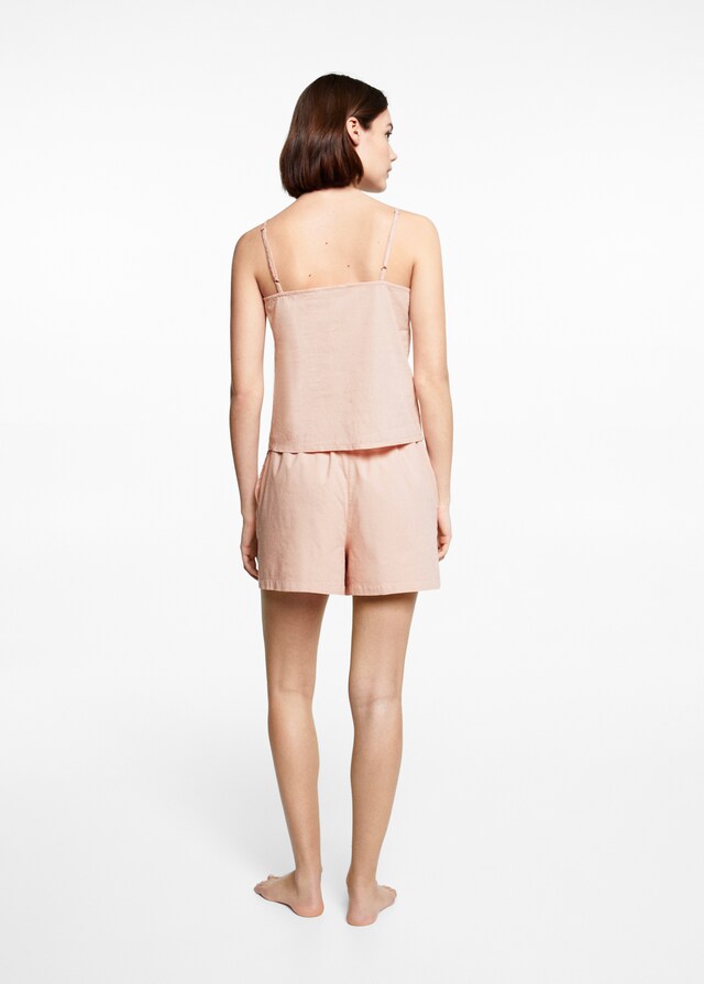 Mango Pijama Corto Lunares