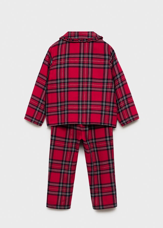 Mango Pijama Dos Piezas Largo Cuadros