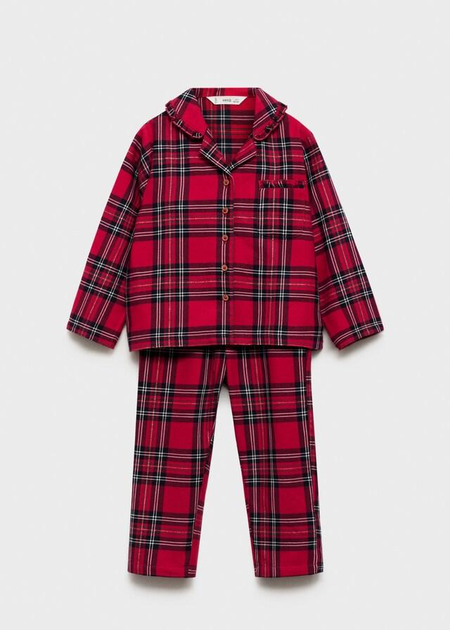 mango Pijama dos piezas largo cuadros