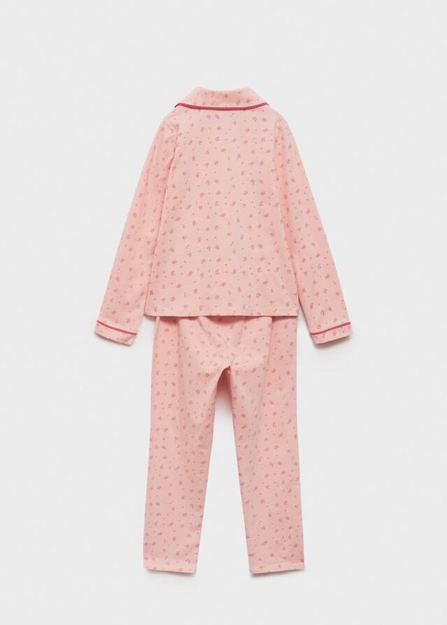 Mango Pijama Largo Algodón